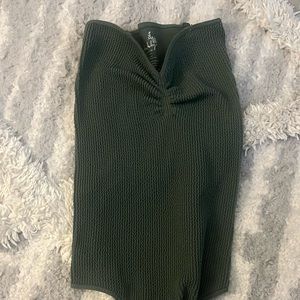 Sage green body suit